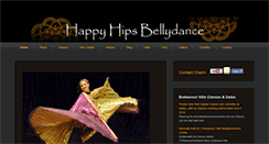 Desktop Screenshot of happyhipsbellydance.com
