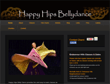 Tablet Screenshot of happyhipsbellydance.com